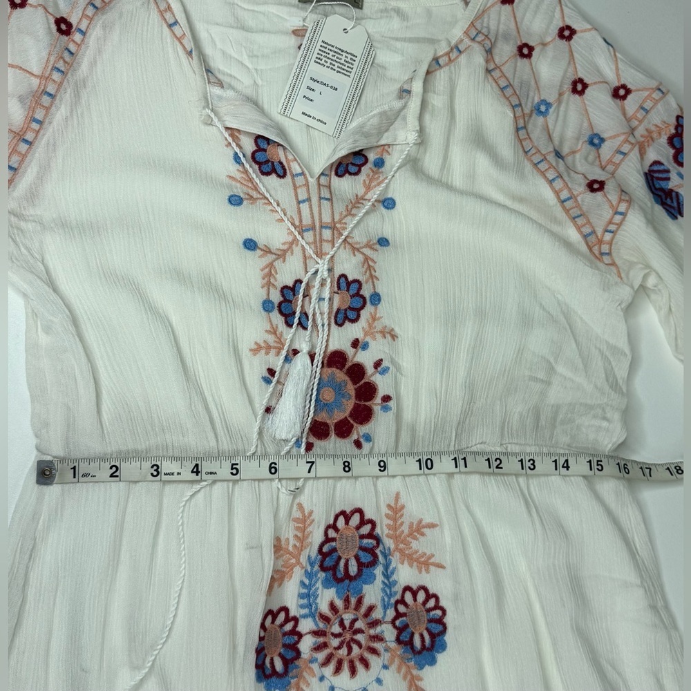 Nwt Ananda’s Collection Embroidered Festival Boho… - image 6